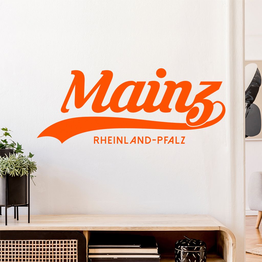 Mainz Rheinland-Pfalz Wandtattoo Wandaufkleber Wall Sticker - Dekoration, Küche, Wohnzimmer, Schlafzimmer, Badezimmer