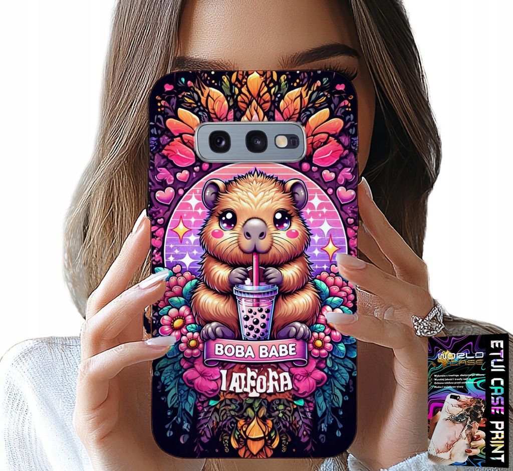 Hülle Für Samsung Galaxy S10E - Süsses Wasserschwein Mit Scheich, Tolle Designs