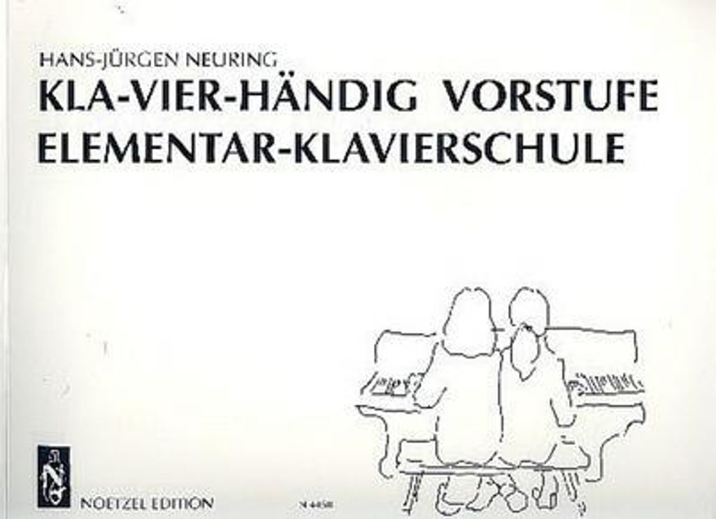 Kla-vier-händig VorstufeElementar-Klavierschule Produktbild 
