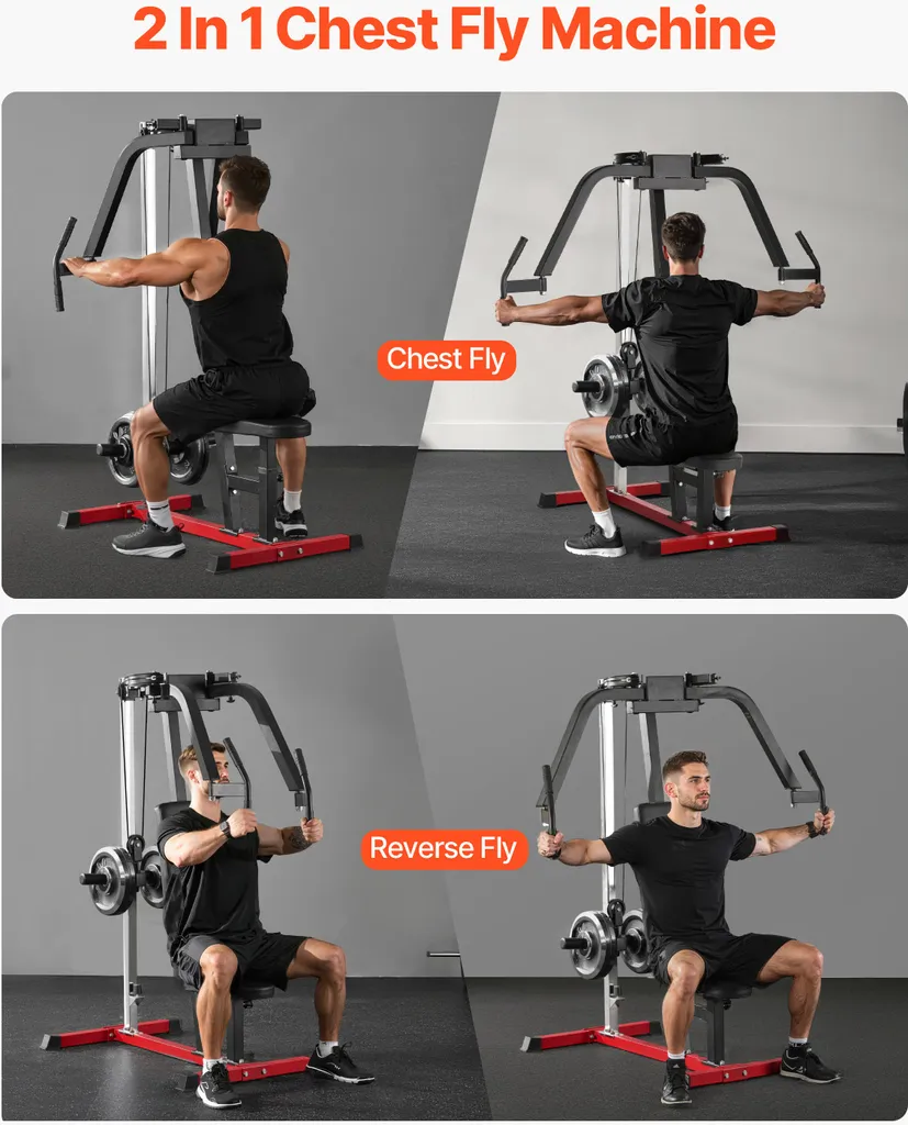 Machine Butterfly pour Musculation à Domicile Dos et Pectoraux Variable - 6