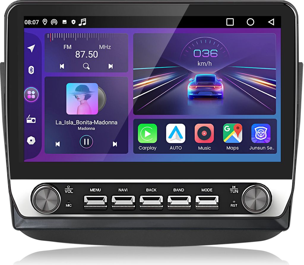 Autoradio Android 15 da 10,1" Carplay per Mercedes-Benz Immagine del prodotto 