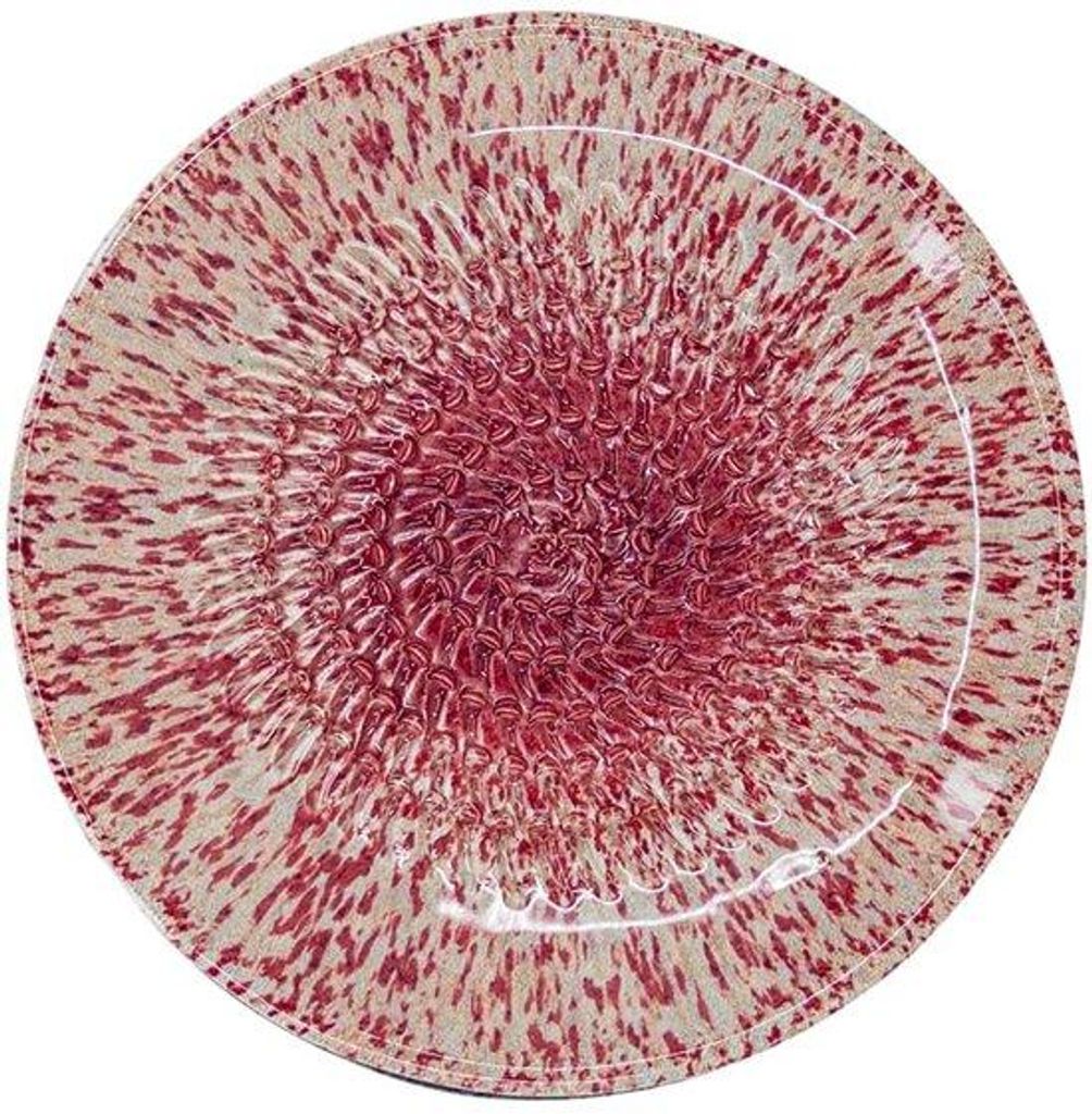 Piatto grattugia in Vetroceramica Kaladia rosa maculato - Immagine del prodotto 