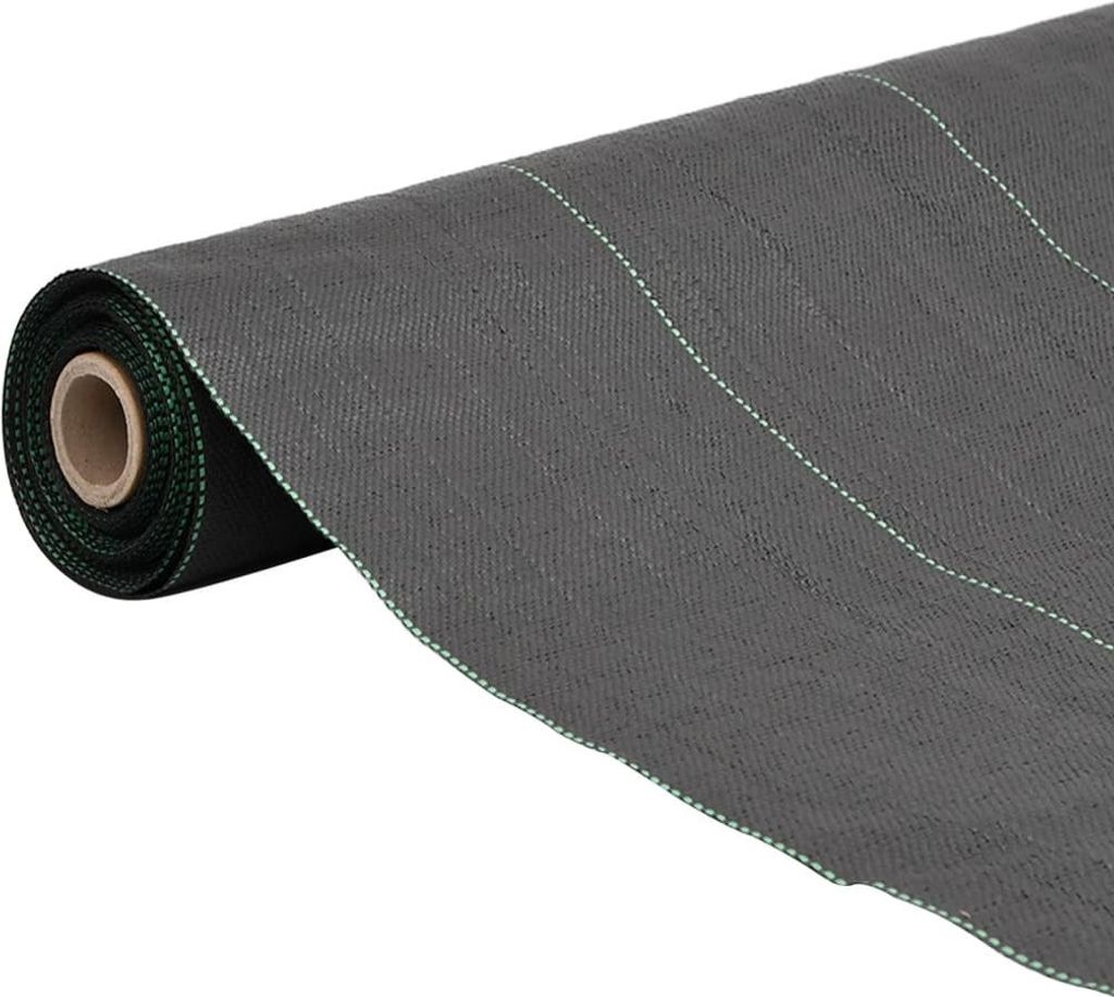 vidaXL Unkrautvlies Schwarz 1x10 m PP