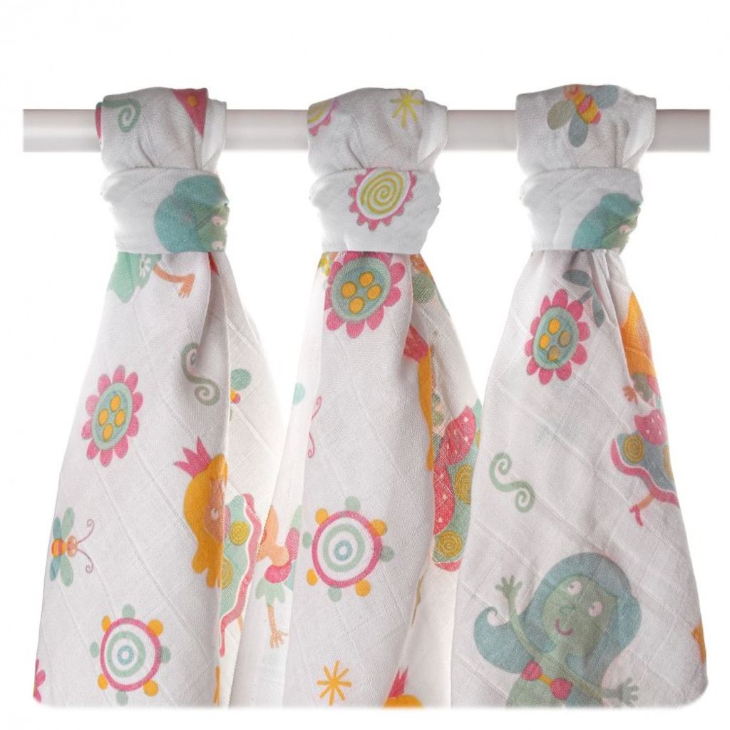 XKKO LUX Pannolini in cotone 80x80 stampati - Per bambine - Immagine del prodotto 