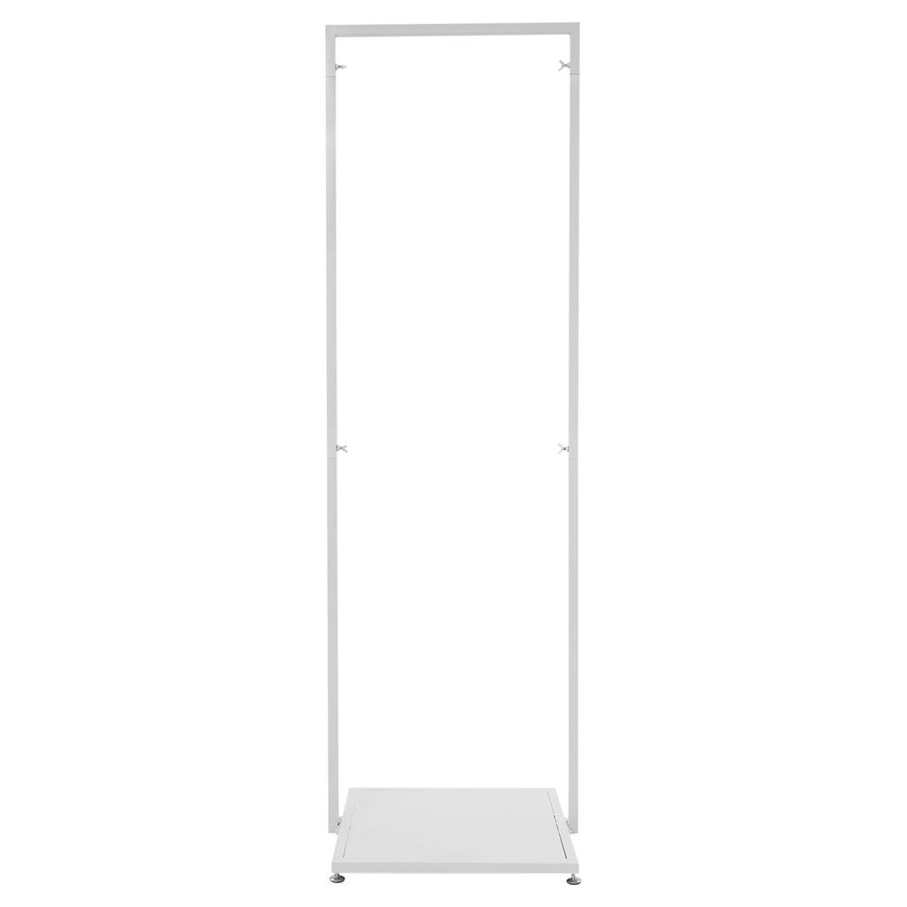 Kleiderständer bodenstehender Weiß für Bekleidungsgeschäfte, Boutiquen, Kinderbekleidungsgeschäfte 50*160cm