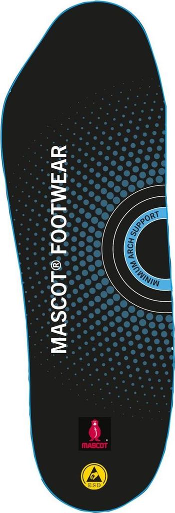 MASCOT Einlegesohlen FOOTWEAR ACCESSOIRES Weite 8 Schwarz 35