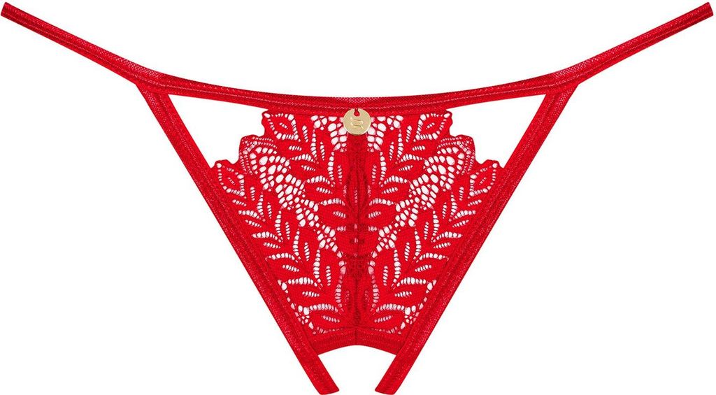 Obsessive - Ingridia Ouvert String - Rot Obrázok produktu 6