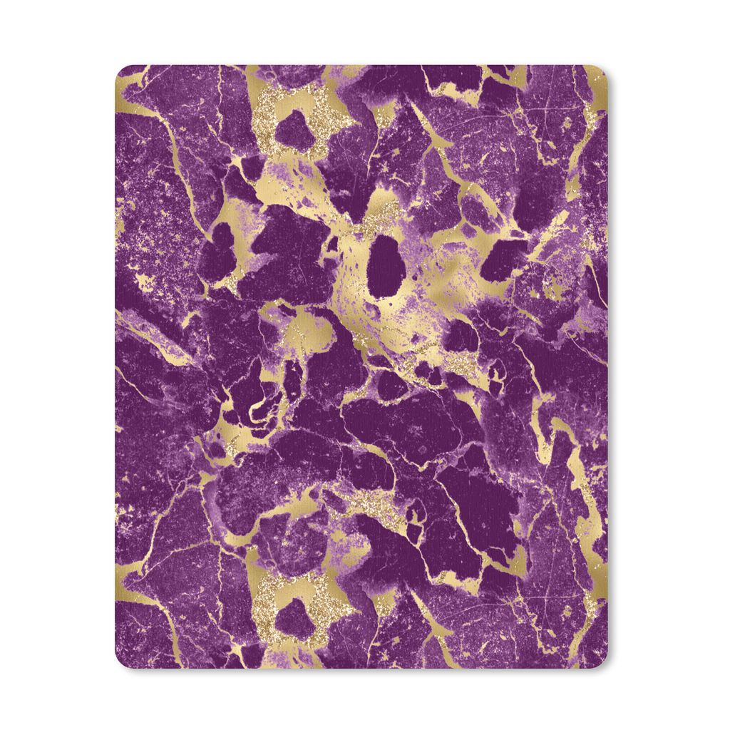 MuchoWow Mauspad Mousepad Gold - Luxus - Marmor - Muster 30x40 cm - Mousepads - Maus Mat - Pad - Mausunterlage - Mausmatten