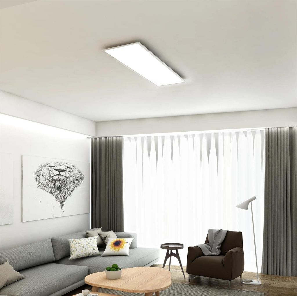 Di-Ka CCT LED Deckenleuchte Piatto ultraflach 100 x 25 cm Produktbild 11