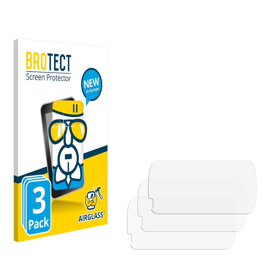 3x BROTECT Schutzglas für Nextbase 522GW Schutzfolie Panzer Folie Glas Display Schutz klar