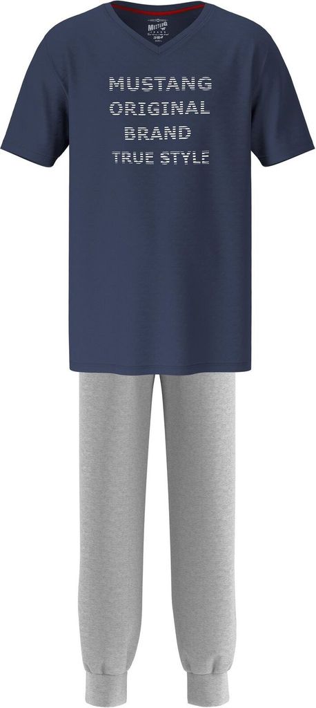 Mustang Short Set Schlafanzug Nachtwäsche Pyjama STANDARD 100 für Männer