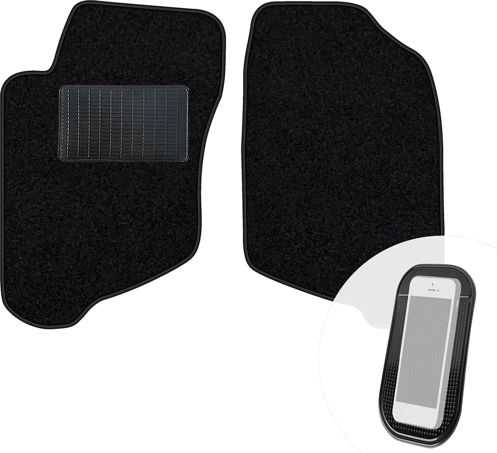 Offerta Set 2 Tappetini Neri in Velluto per Toyota Corolla E11 97-01
