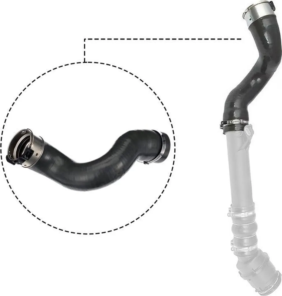 Durite de turbo pour Renault Kangoo GATES 09-1429 adaptable 144606171R