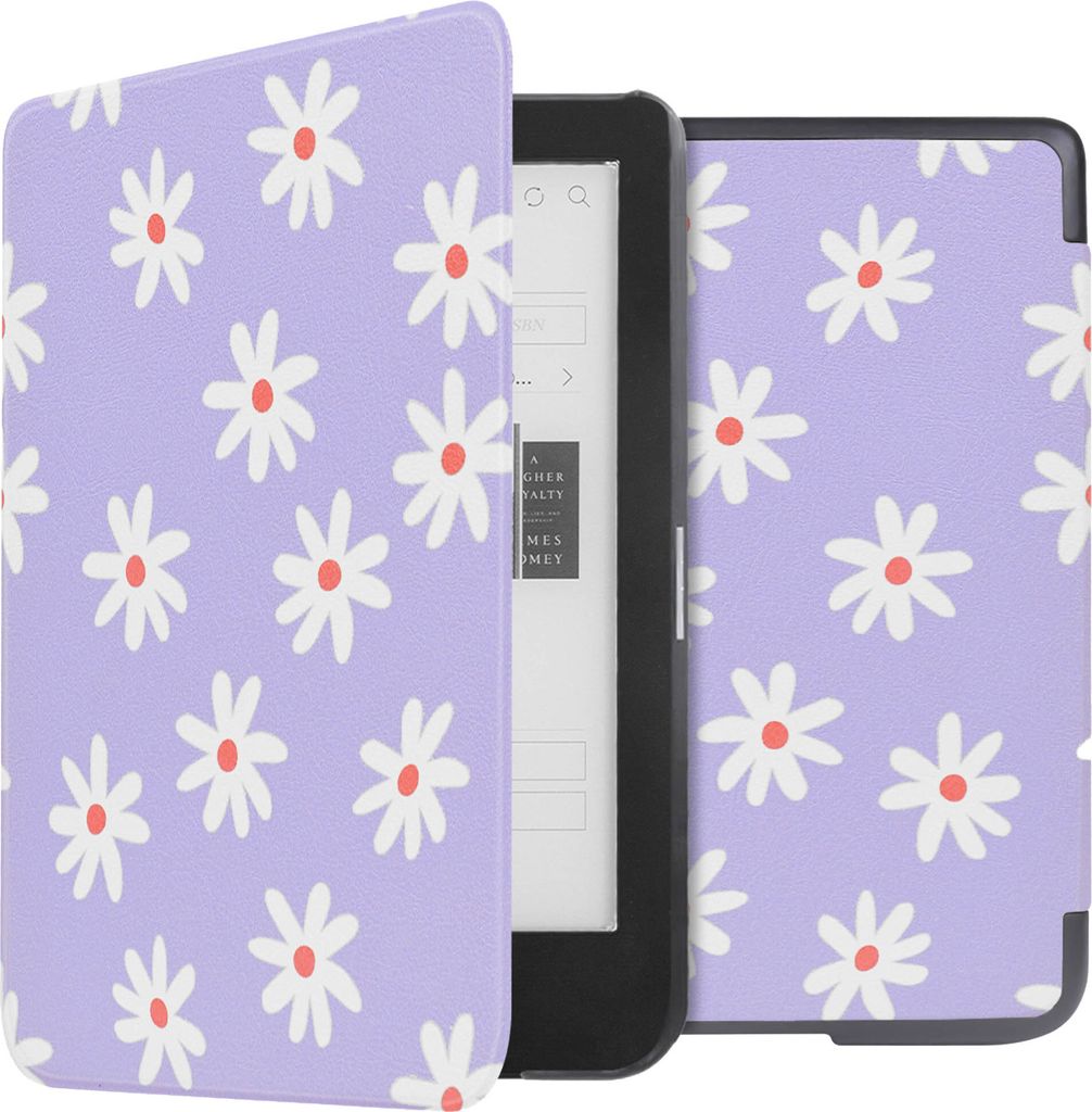 imoshion Design Slim Hard Case Klapphülle Kobo Clara HD - Flowers Distance
