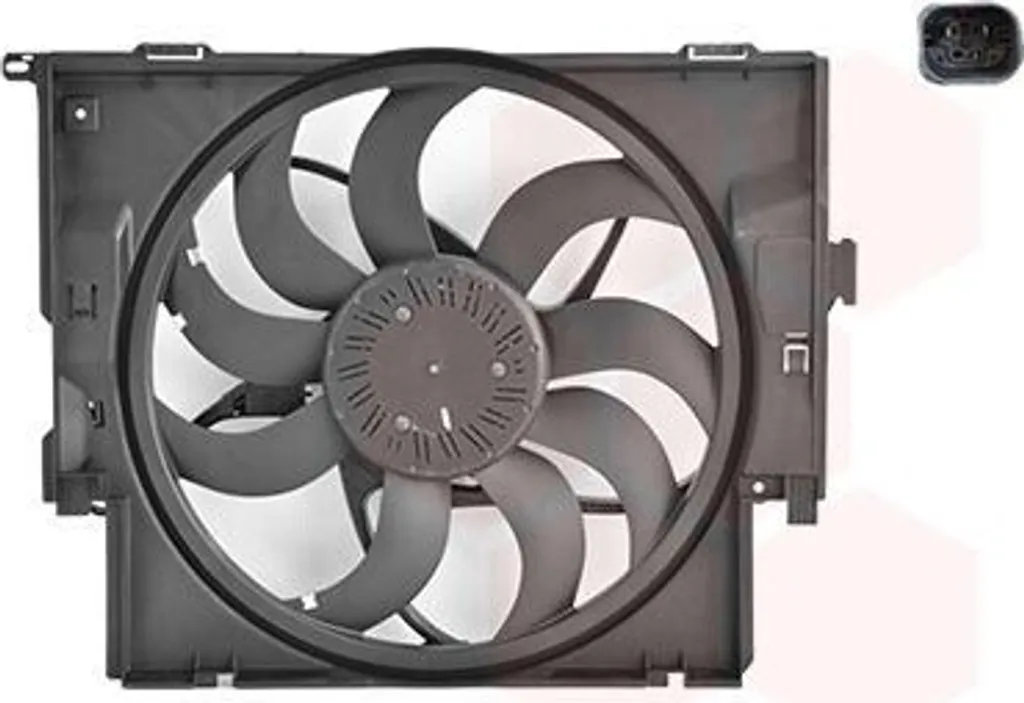 Ventilateur moteur BMW F20 Van Wezel 0633748 - Haute Capacité d'Air