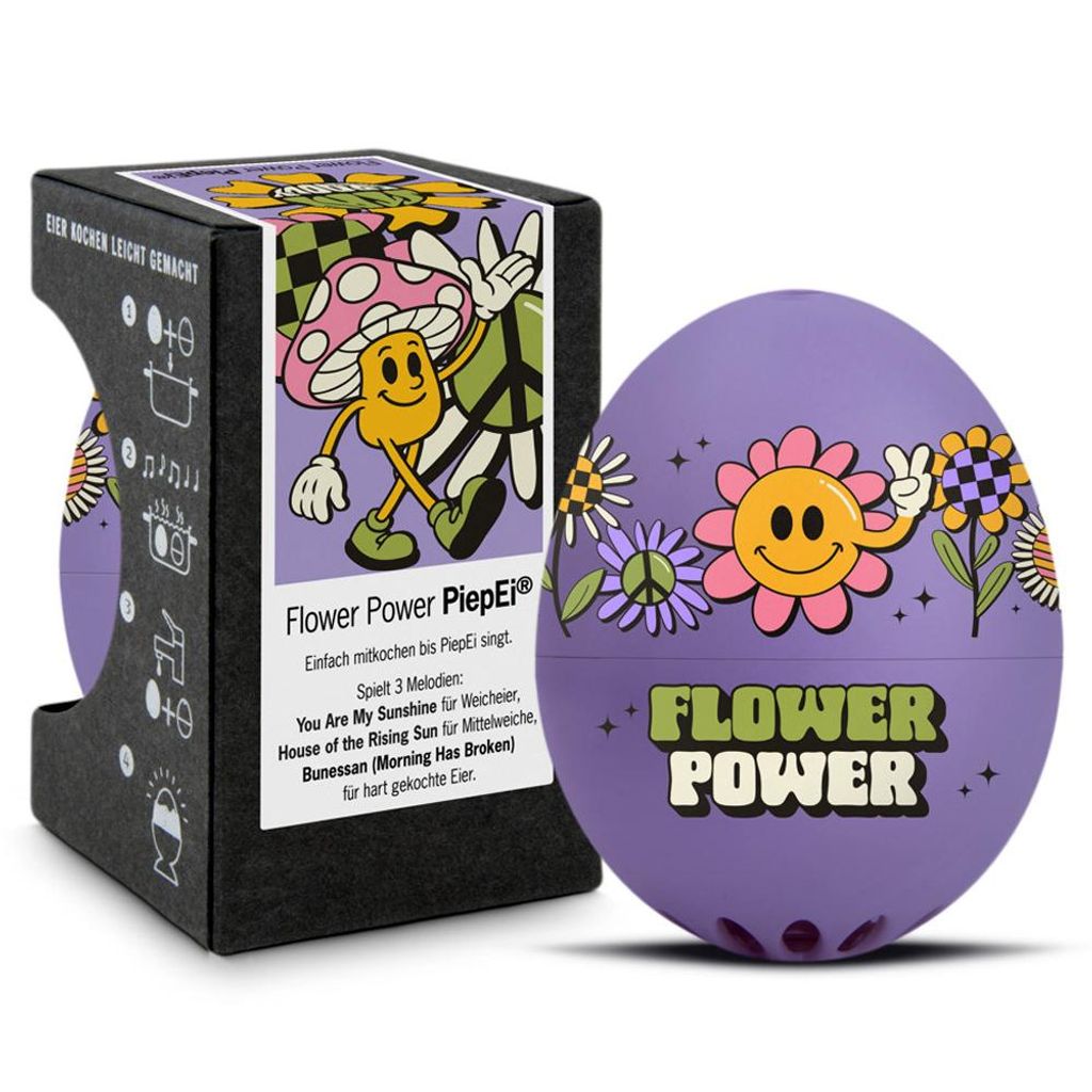 Brainstream - Piepei Flower Power -  Eieruhr zum Mitkochen Produktbild 