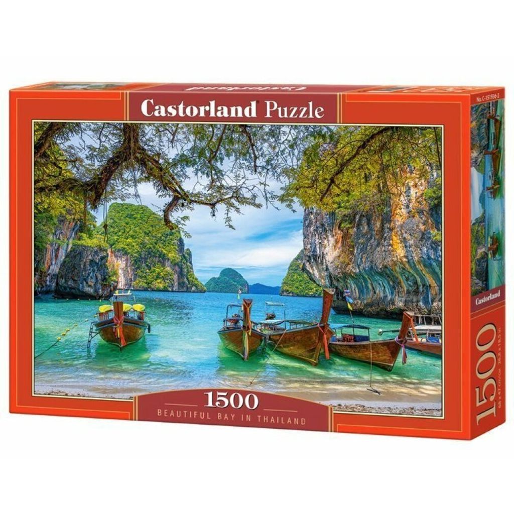 CASTORLAND Puzzle Schöne Bucht in Thailand 1500 Teile Produktbild 