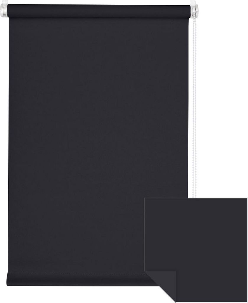 Victoria M. Klemmfix Tenebra Verdunkelungsrollo, 85 x 220 cm, schwarz ohne Bohren & mit Schrauben, Kettenzug & Magnet | Sonnenschutz & Sichtschutz ...