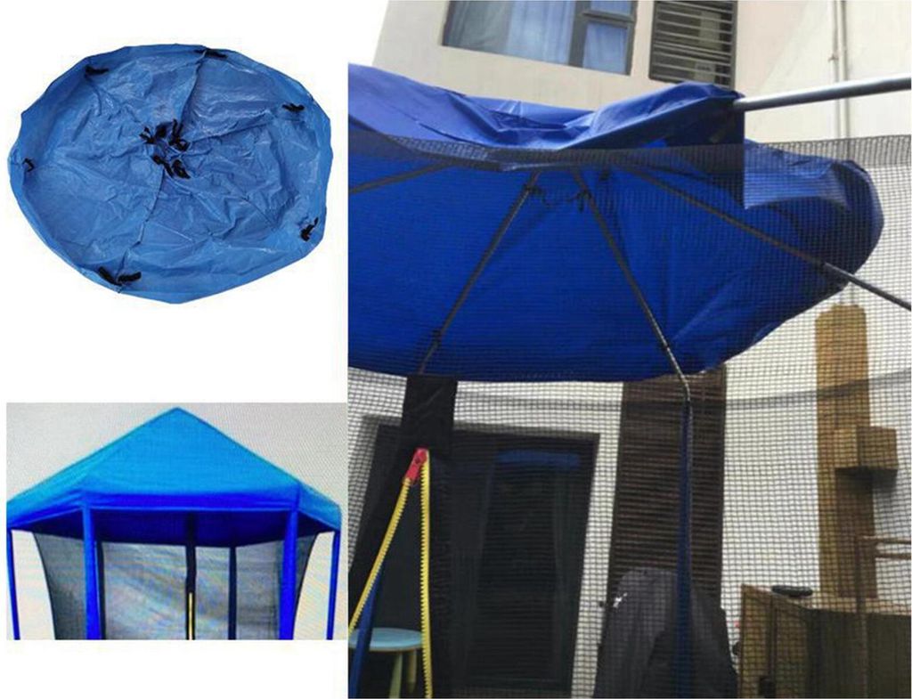 Trampolin-Sonnenschutz Abdeckung - UV-Schutz Für 6-Stangen-Modelle