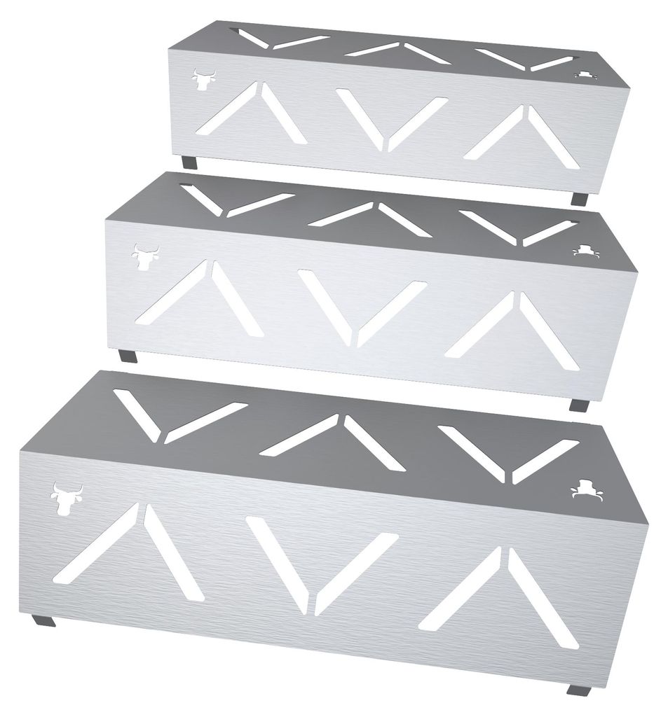 Gasgrill Hitzereflektoren Edelstahl für Rösle Videro G4, Produktbild 