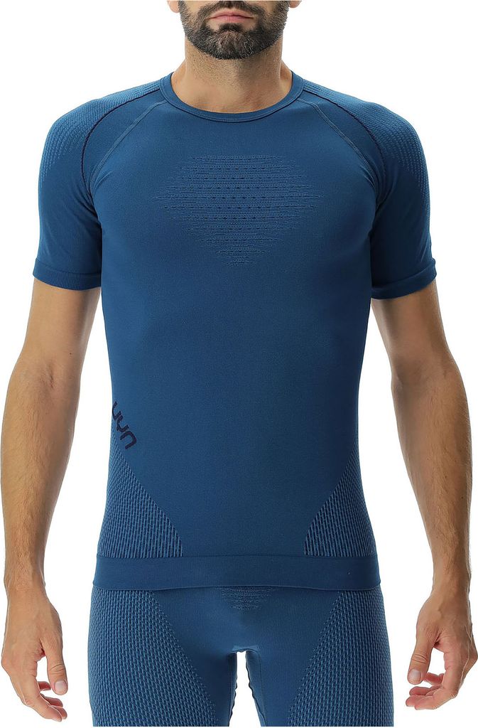 Uyn Man Evolutyon Uw Shirt Sh_Sl Blue Poseidon/Navy/N Blue Produktbild 