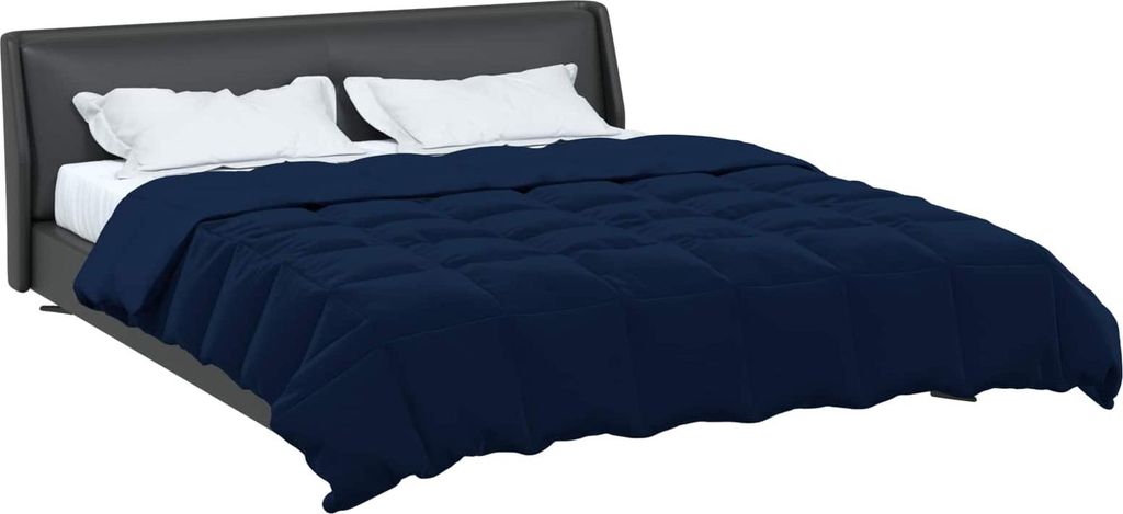 "Springschlussverkauf "Ganzjahresbettdecke - CLORIS - Bettdecke langlebig - Dunkelblau 200x240cm Mikrofaser - Bettwäschen DEMöbel4002397