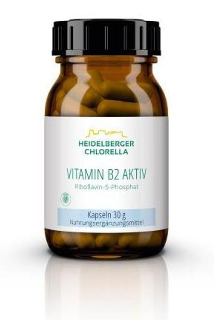 Heidelberger Chlorella Vitamin B2 aktiv Kapseln, 60 St. Kapseln
