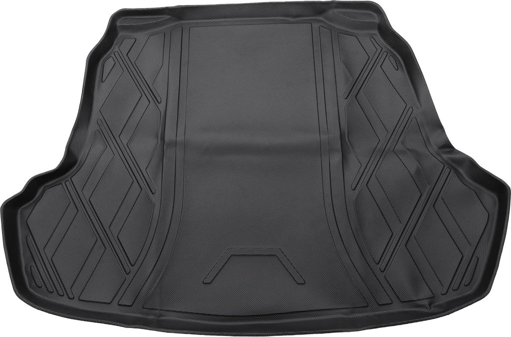 Flache Cargo-Liner Heckkofferraummatte Kofferraumgepäckstiefelmatte Diamantmuster für Hyundai Sonata 2015-2019 rutschfest