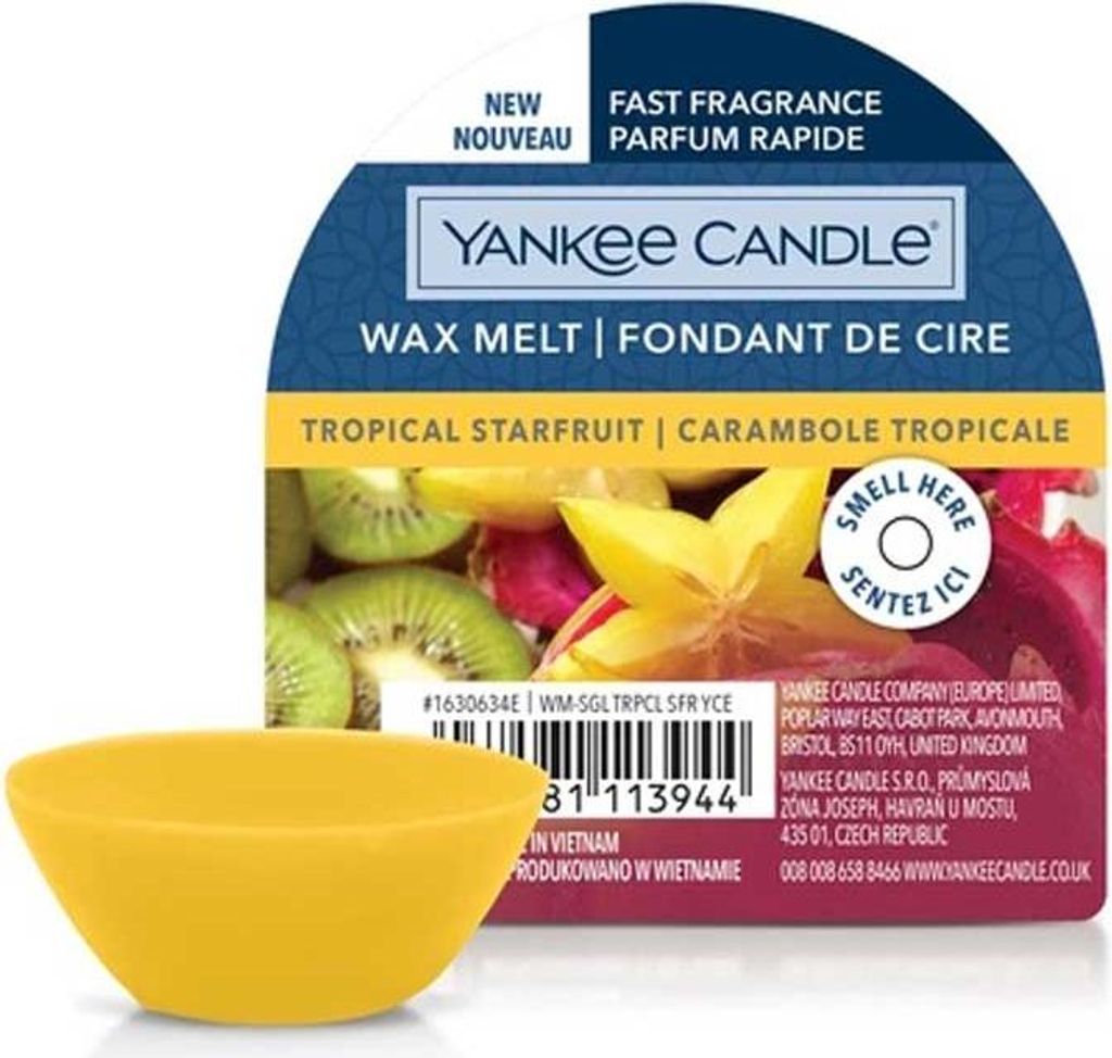 Yankee Candle Tropischer Sternfrucht Duftwachs, 22g