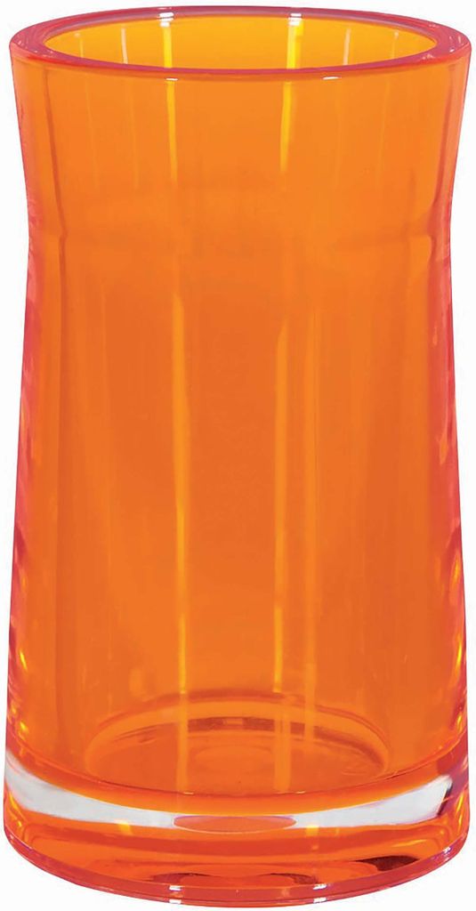 Spirella Zahnputzbecher Zahnbürstenhalter Sydney Orange Clear