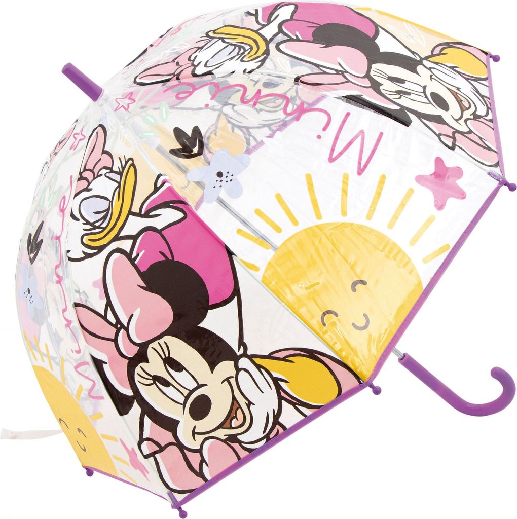 Minnie Maus & Daizy Regenschirm - Kinder Stockregenschirm - Kuppelschirm Ø 68 cm