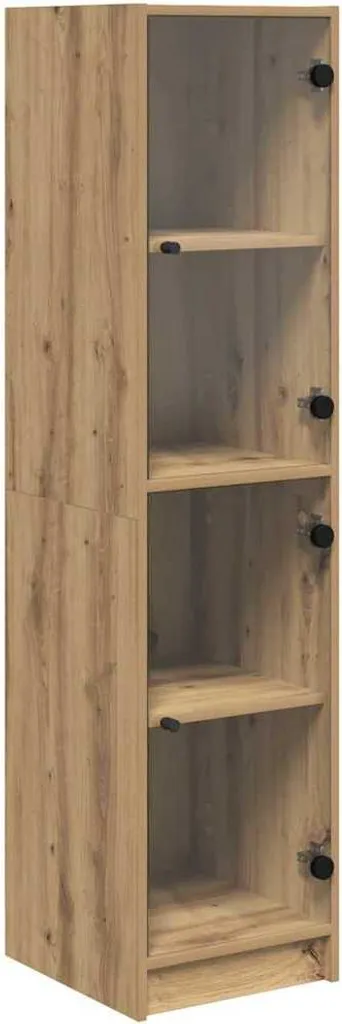 SYFAX™ Credenza Rovere artigianale 35 x 37 x 142 cm Legno multistrato
