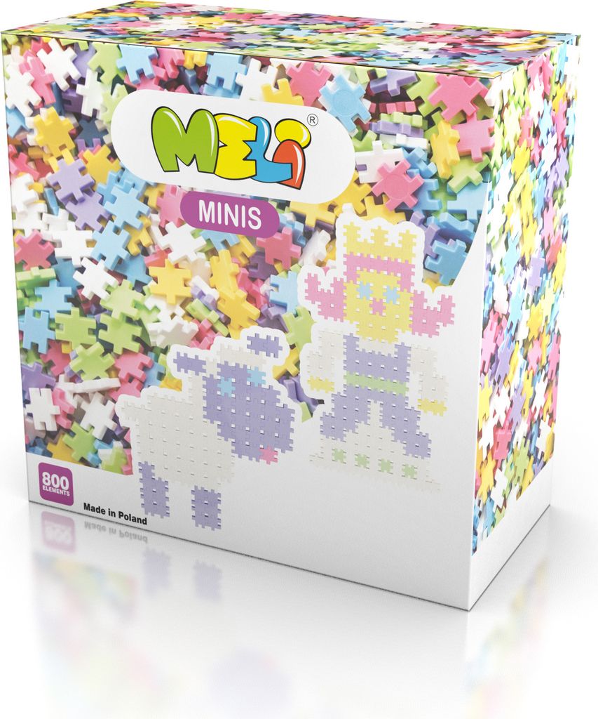 Meli Minis Pastel 800 blocs de construction en plastique Image du produit 