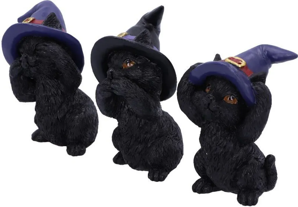 Statue Chat Noir de Qualité Nemesis Now - Objet Déco Durable et Incassable