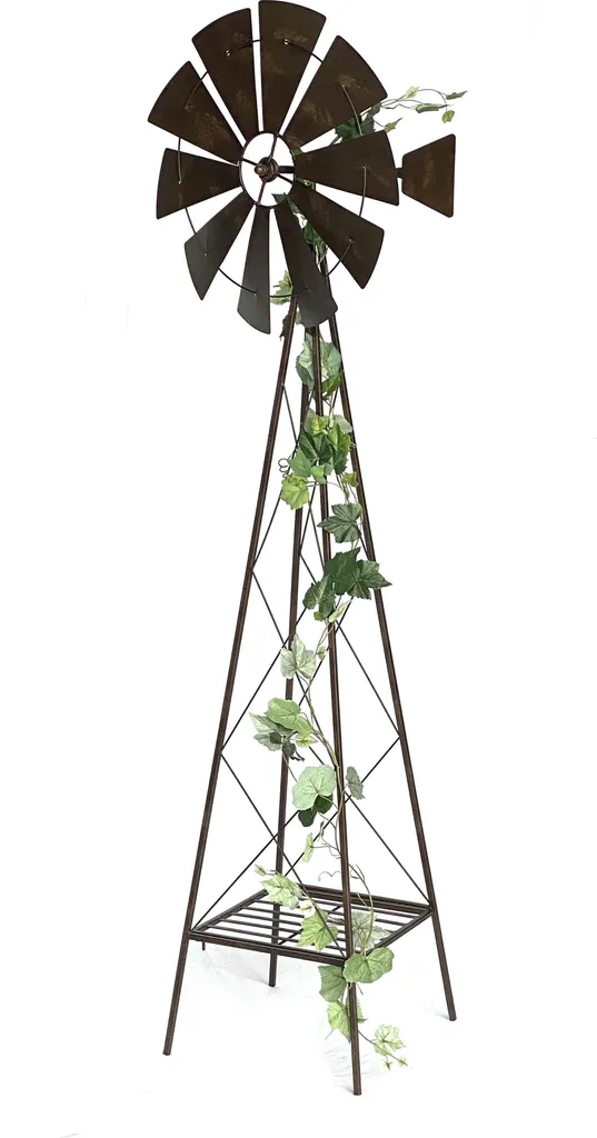 Moulin à vent résistant aux intempéries avec roulement à billes de 170 cm
