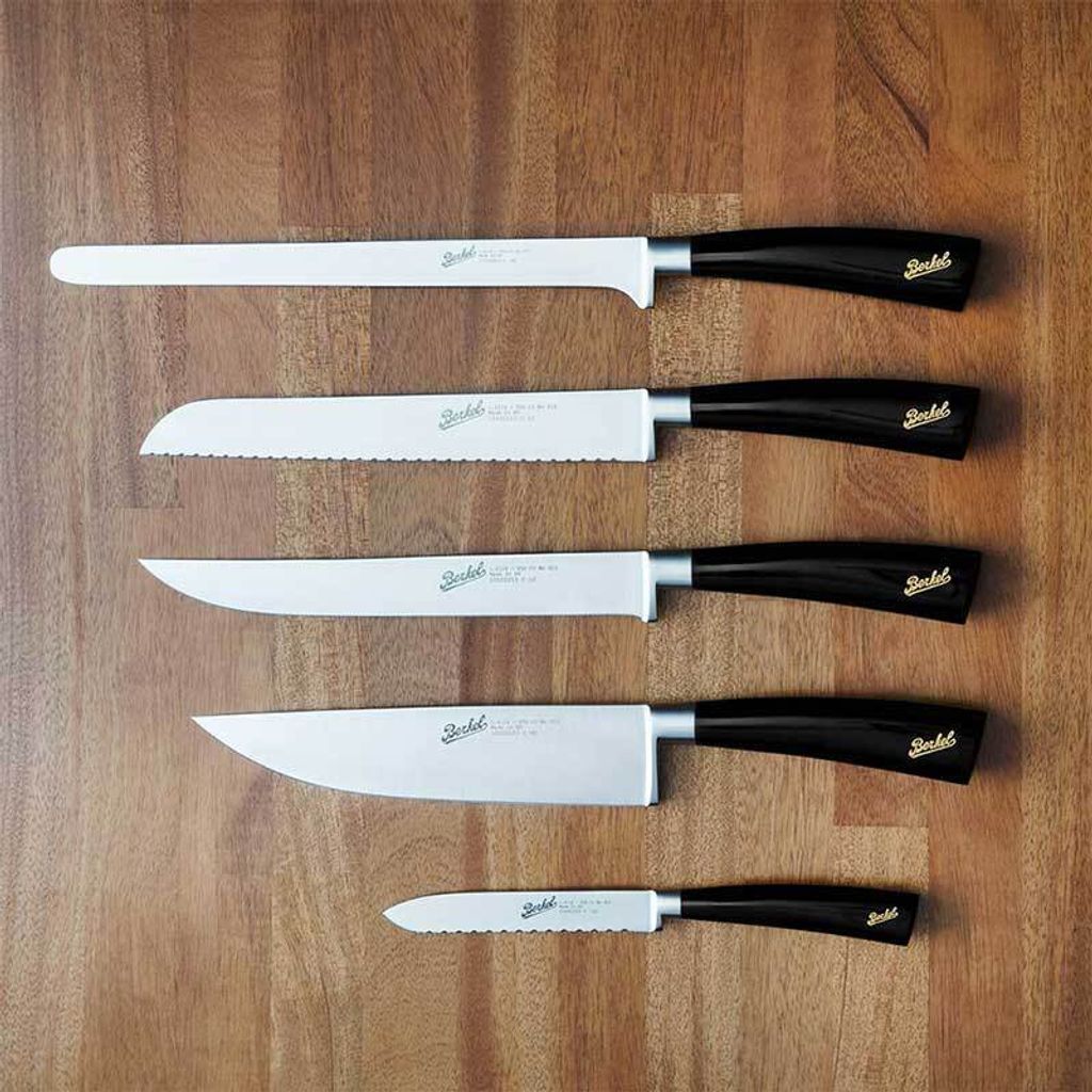 BERKEL Set 5 Chef Knives Elegance Red - Erresse Shop