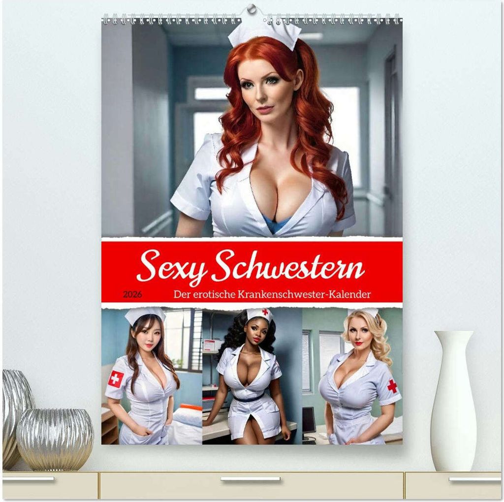 Sexy Schwestern (hochwertiger Premium Wandkalender 2026 DIN A2 hoch), Kunstdruck in Hochglanz