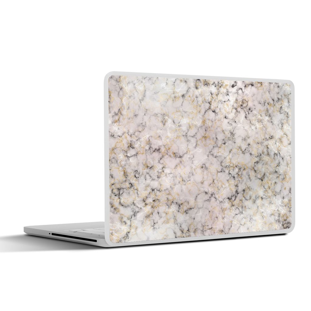 MuchoWow Laptop Aufkleber Sticker Cover Marmor - Achat - Abstrakt - Edelsteine 30x22 cm - Laptop-Sticker