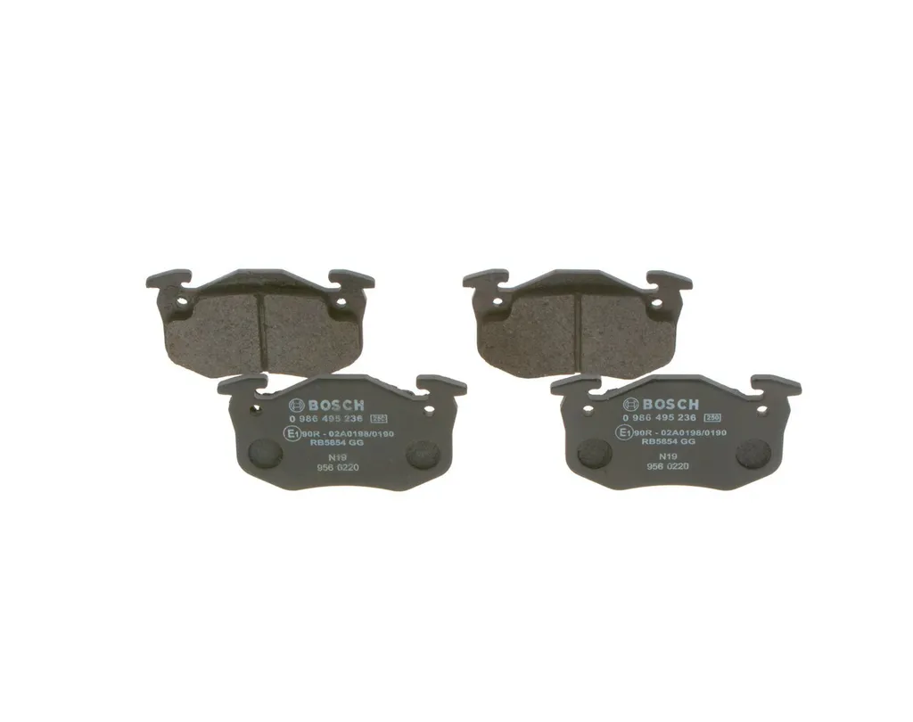Plaquettes de Frein Bosch Silencieuses 0986495236 pour Saxo et Punto II