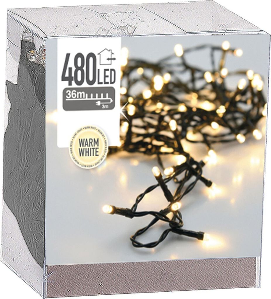 Feste Lichterkette 480 LEDs Warmweiß 39m Für den Produktbild 