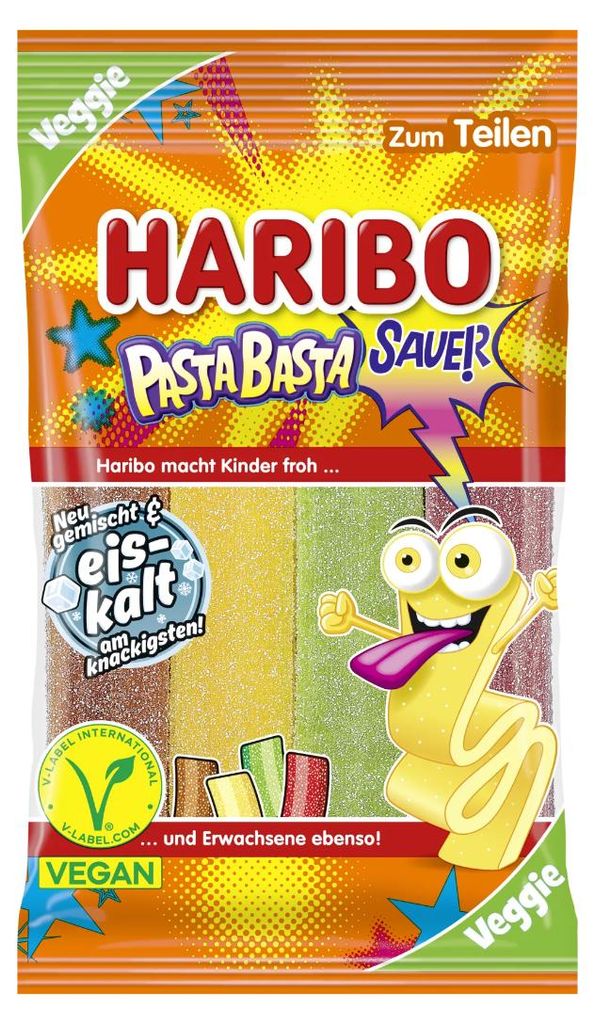 HARIBO 10054467 HARIBO PASTA BASTA SAUER Fruchtgummi 160,0 Immagine del prodotto 