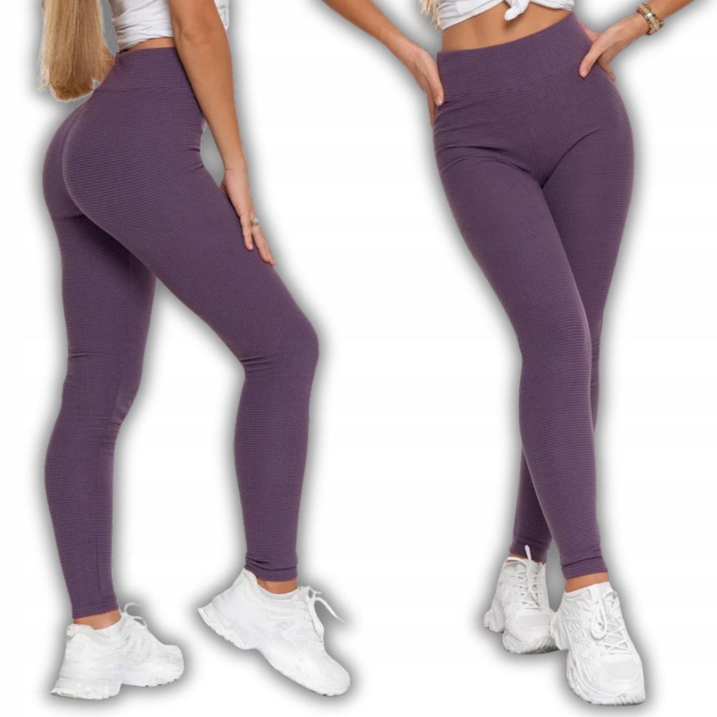 LEGGINS PARA MUJER. Estructura tipo gofre. Cintura alta. Imagen del producto 