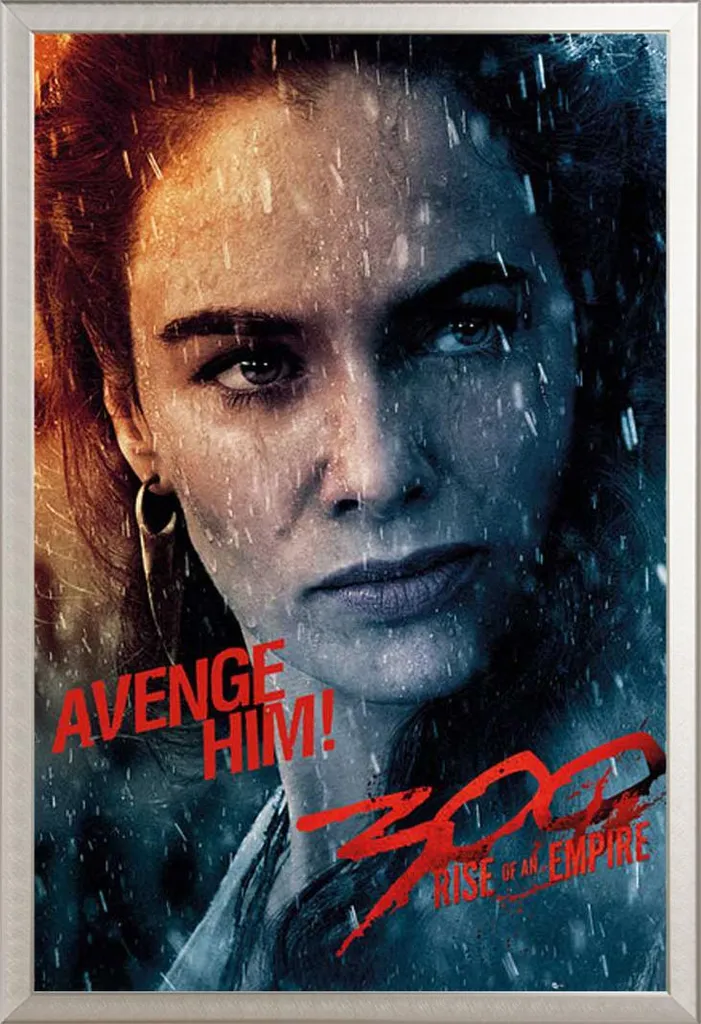 Poster Film 300 L'ascesa di un impero + Cornice Shinsuke Maxi