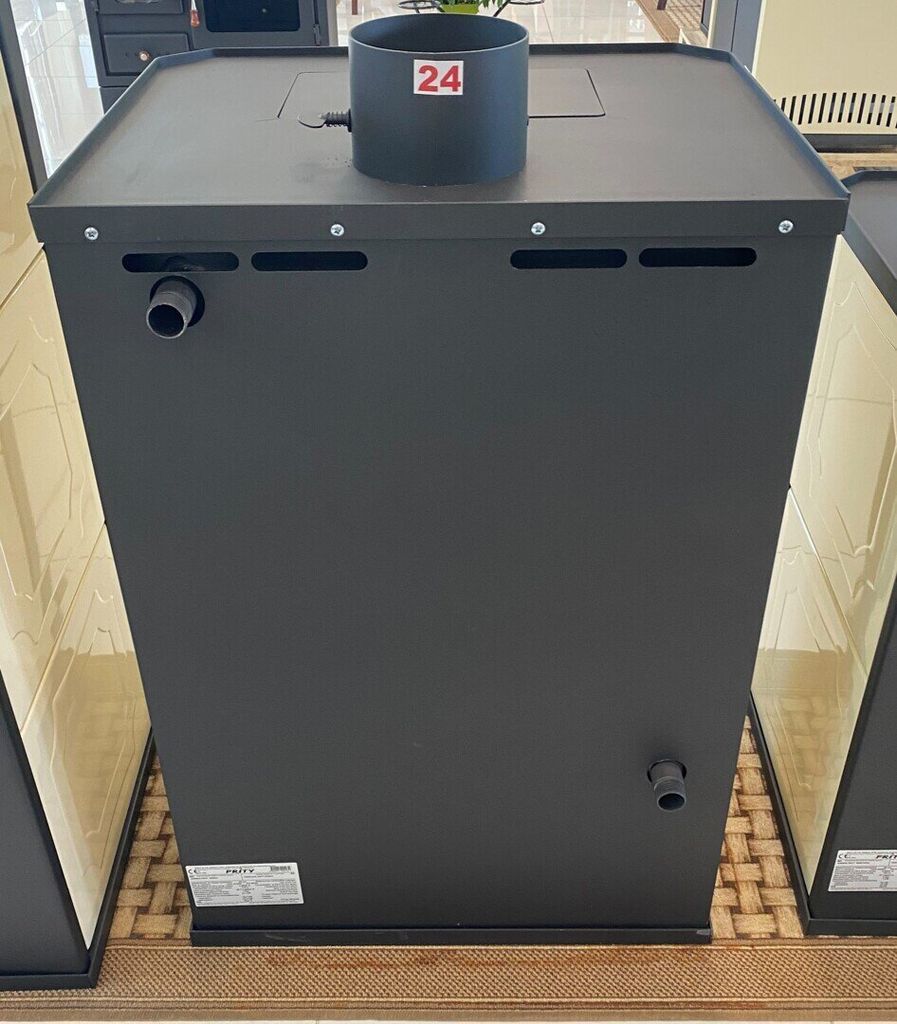 Kaminofen PRITY WD W24, Wasserführender 6+18 kW  EEK A Produktbild 4