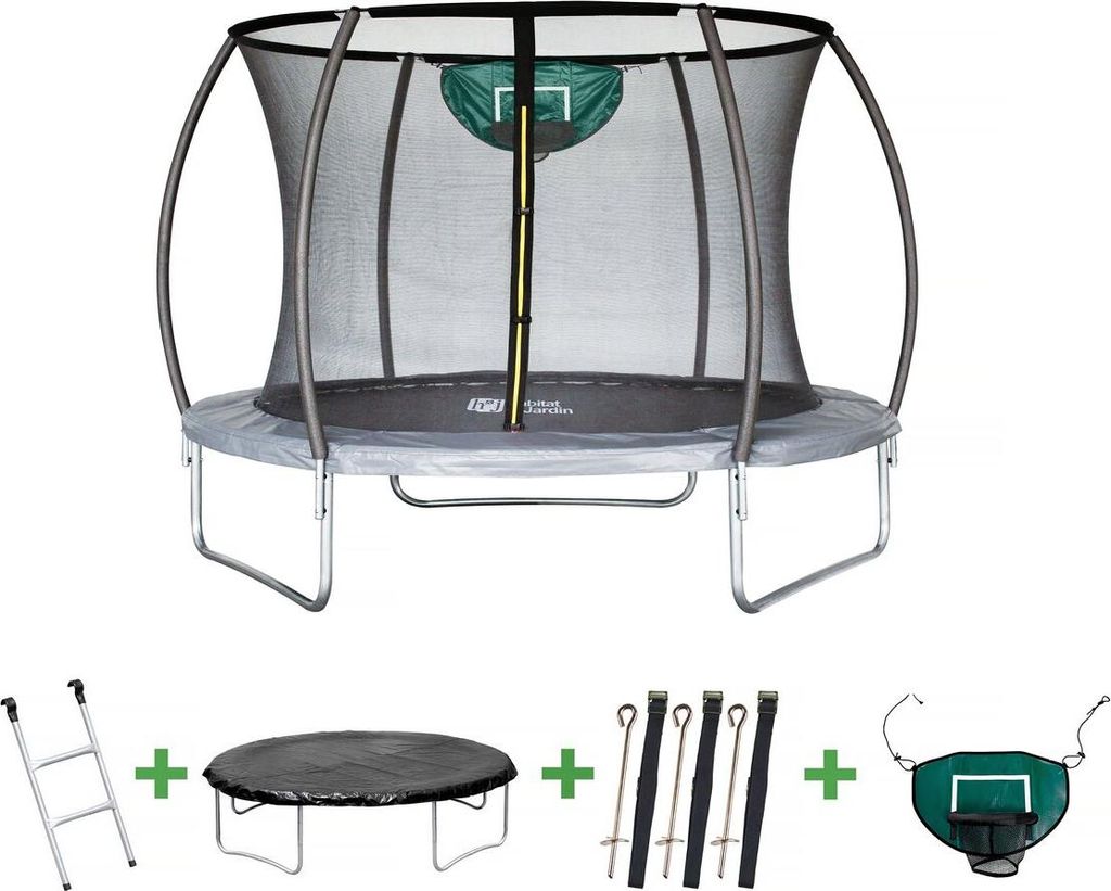 Trampolino Prestige "Jumper" 3,65 m con canestro da basket Immagine del prodotto 