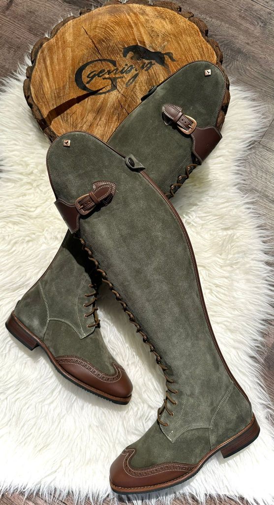 DeNiro Reitstiefel S8603 38 MA/L crosta foresta