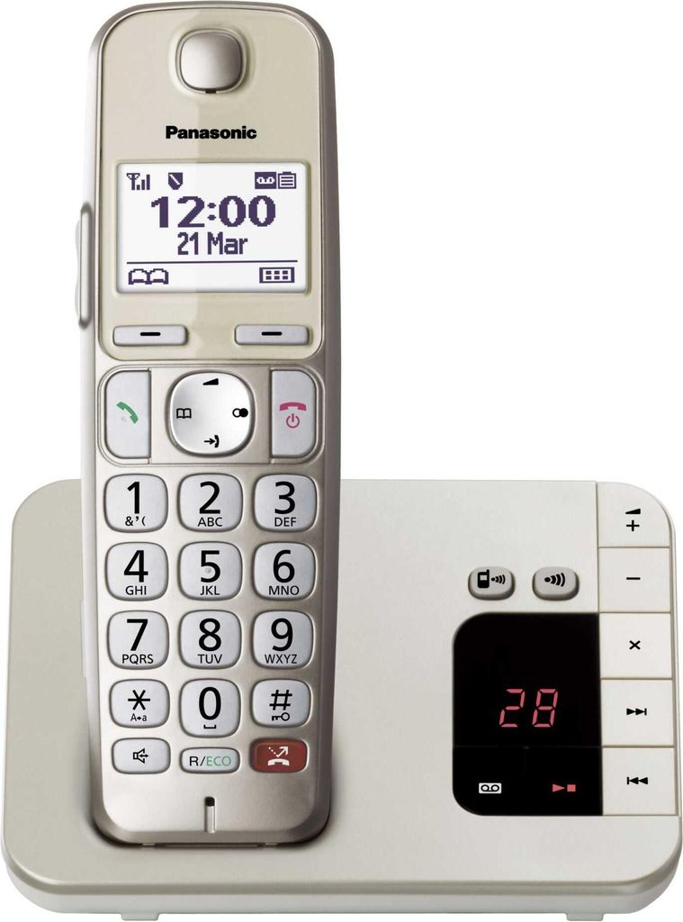 Panasonic KX-TGE260 - Téléphone sans fil - Répondeur avec Image du produit 