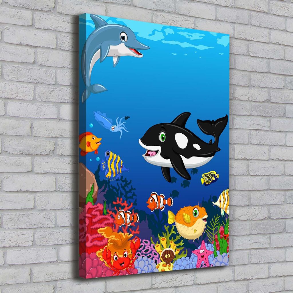 Tulup Leinwandbild - 70x100cm - Wandkunst - Drucke auf Leinwand - Leinwanddruck - Wohnzimmer Wanddekoration XXL - Wohnung Deko Kunstdrucke - Kind...