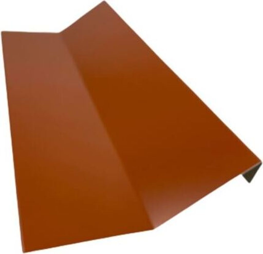 Brustblech rot RAL 8004 ohne Schürze 2 m