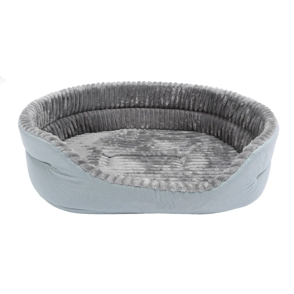 Lit pour Chien Toutes Saisons ZELURXX Peluche Lavable Taille M 65 cm